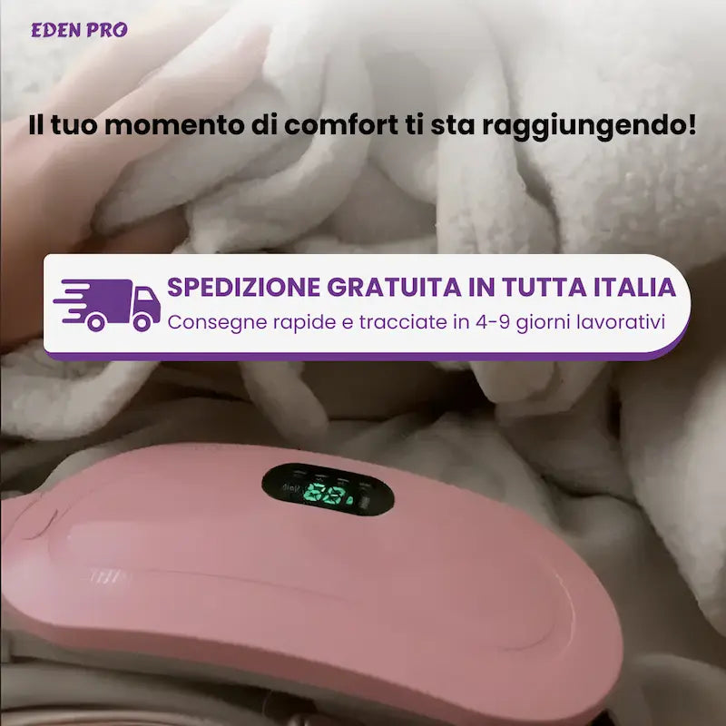 Eden Pro - Massaggiatore Riscaldante per Crampi Mestruali